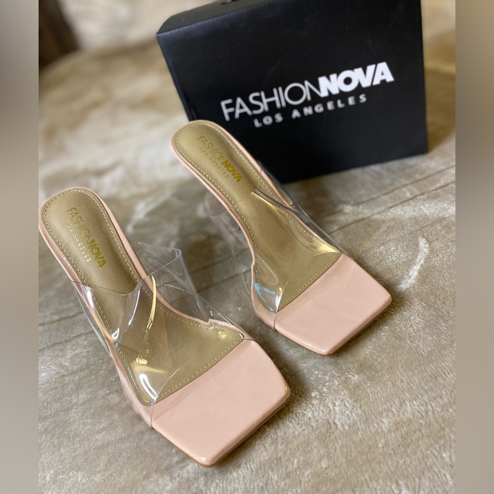 Fashion Nova River Nude ‘Sweet Attraction’ Heeled Sandal - Size 9
